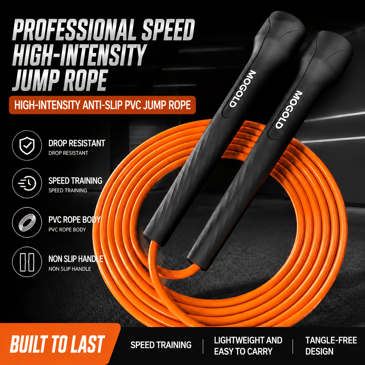 Skipping Rope Pvc - Profesyonel Hızlı Atlama İpi - Ultra