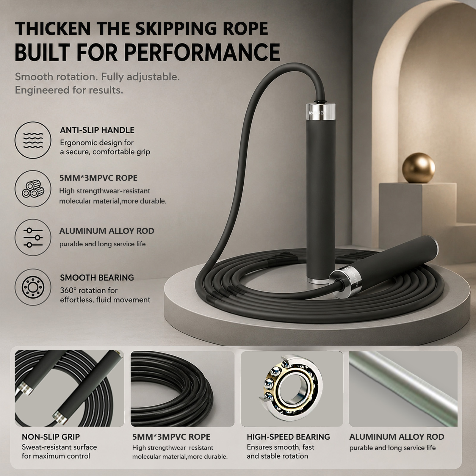 Boks Atlama İpi Spor Egzersizi - Skipping Rope Pvc incelemesi ve fiyatı